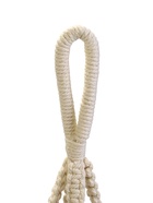 Кашпо - макраме «Лея», 20×20×13 см, текстиль, подвесное, бежевое - Фото 4