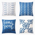 Чехол на подушку 4 шт. «Этель» Home, 40×40 см, велюр - Фото 2