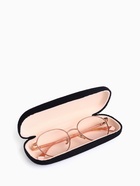 Футляр для очков на хлопушке, однотонный, размер 16×6×3.5 см, чёрный - Фото 2