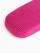 Футляр для очков на хлопушке, однотонный, размер 16×6×3.5 см, фуксия - Фото 3