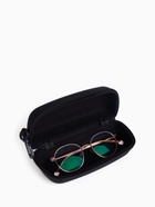 Футляр для очков на молнии, с карабином, размер 17.5×6.5×6 см, чёрный - Фото 2