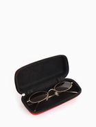 Футляр для очков на молнии, длина 15 см, цвет красный - фото 809414779