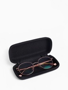 Футляр для очков на молнии, однотонный, размер 15×4×6.5 см, чёрный - Фото 2