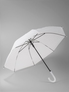 Зонт - трость полуавтоматический, 8 спиц, R=51/58 см, d=102 см, белый - Фото 3