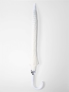 Зонт - трость полуавтоматический, 8 спиц, R=51/58 см, d=102 см, белый - Фото 5