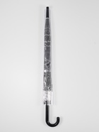 Зонт - трость полуавтоматический «Газета», 8 спиц, R=47/54 см, d=94 см, серый - Фото 6