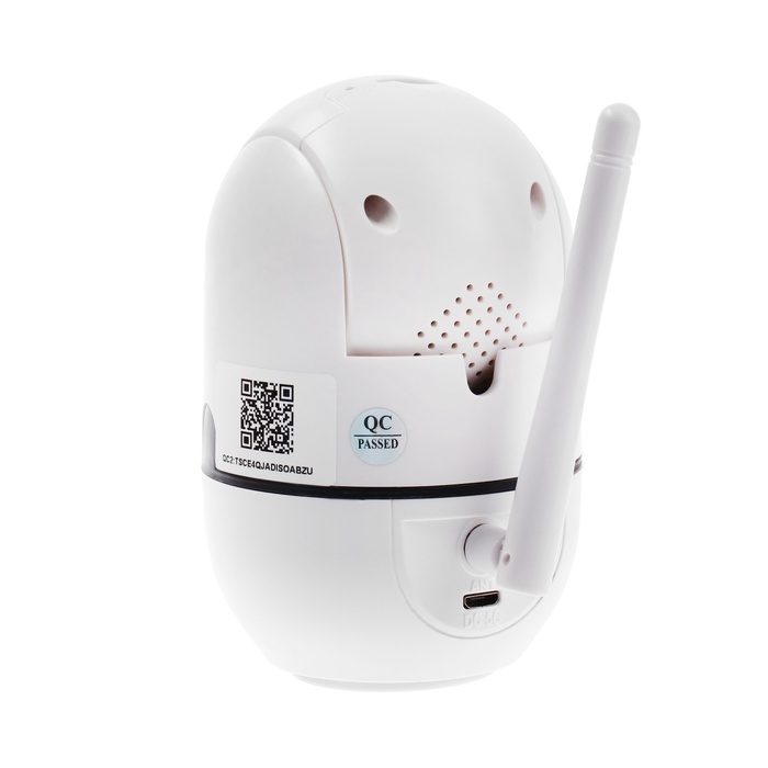 Видеокамера WiFi Cam-14, IP, 2 Мп, поворот 355 °, микрофон, 3.6 мм объектив, белая - фото 51762961