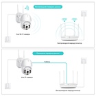 Видеокамера WiFi Cam-15, IP, 2 Мп, поворот 355 °, микрофон, 3.6 мм объектив, белая 10716569 - фото 13951813