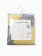 Простыня на резинке 1.5-спальная «Этель. Жёлтый Шеврон», 140×200+25 см, поплин - Фото 7