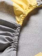 Простыня на резинке 2-спальная «Этель. Жёлтый Шеврон», 160×200+25 см, поплин - Фото 5