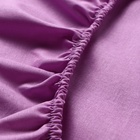 Простыня на резинке 2-спальная «Этель», 180×200+25 см, сиреневая, поплин - Фото 3