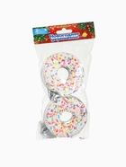 Ёлочные игрушки 2 шт. «Пончик яркий» 9×8 см, серебро - Фото 9