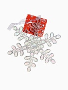 Ёлочная игрушка «Зимнее волшебство. Снежинка перелив», 11×9.5 см, прозрачный 10514166