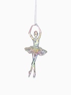 Ёлочная игрушка «Зимнее волшебство. Балерина пышная юбка перелив» пластик, 17×7.5 см, прозрачный 10514169