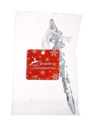 Ёлочная игрушка «Зимнее волшебство. Фигурная сосулька», 14×1 см, прозрачный - Фото 6