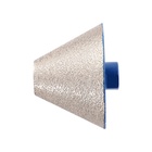 Фреза алмазная конусная ТУНДРА, 27 - 82 мм, для обработки мрамора, гранита и керамики - Фото 4