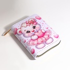 Кошелёк детский «Мишутка», на молнии, белый - Фото 7
