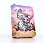 Кошелёк на молнии «Зебры», разноцветный - фото 65436464