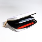 Кошелёк на молнии «Зебра», белый - фото 65436465