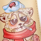 Кошелёк на молнии «Кот», маленький, детский, жёлтый - Фото 6