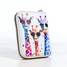 Кошелёк на молнии «Жирафы», белый - Фото 2