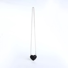 Сумка женская кросс-боди на цепочке, мини сердце, чёрный - Фото 4