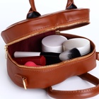 Сумка женская кросс-боди на молнии, 20×7.5×17 см, коричневая - Фото 13