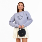 Сумка женская кросс-боди на молнии, 20×7.5×17 см, чёрная - Фото 3