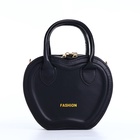 Сумка женская кросс-боди на молнии, 20×7.5×17 см, чёрная - Фото 4