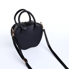 Сумка женская кросс-боди на молнии, 20×7.5×17 см, чёрная - Фото 10