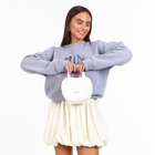 Сумка женская кросс-боди на молнии, 20×7.5×17 см, белая - Фото 14