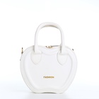 Сумка женская кросс-боди на молнии, 20×7.5×17 см, белая - Фото 3