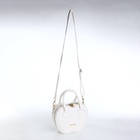 Сумка женская кросс-боди на молнии, 20×7.5×17 см, белая - Фото 4