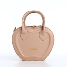 Сумка женская кросс-боди на молнии, 20×7.5×17 см, бежевая - Фото 5