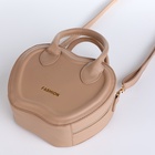 Сумка женская кросс-боди на молнии, 20×7.5×17 см, бежевая - Фото 10