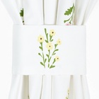 Комплект штор для кухни Этель «Цветочек», 150×150 см - 2 шт., саржа 190 г/м², 100% хлопок - Фото 3