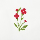 Комплект штор для кухни Этель «Цветочек», 150×150 см - 2 шт., саржа 190 г/м², 100% хлопок - Фото 6