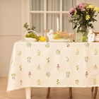 Скатерть «Этель. Цветочек», 146×250±2 см, саржа 190 г/м², 100% хлопок - Фото 1