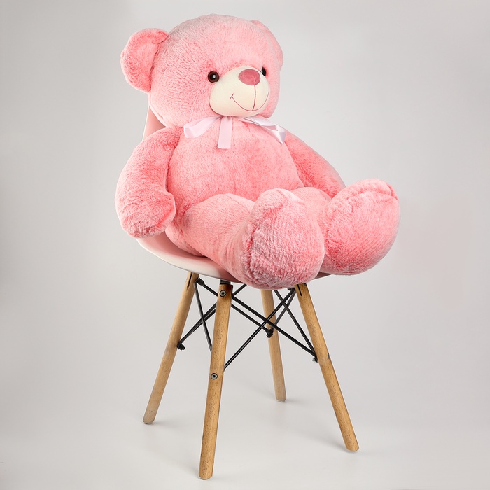 Мягкая игрушка «Медведь», с сердечком, 85 см, розовый МИКС - Фото 1