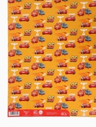 Упаковочная бумага, набор 3 листа, Тачки, Принцессы, Микки Маус, 70×100 см 10714123 - фото 16910667