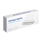 Портативный термопринтер LPR-04, для печати документов, стикеров, наклеек, этикеток, бумага в комплекте, белый - Фото 11