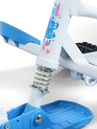 Снегокат «Тимка спорт 4-1» с бабочками, со спинкой, белый, голубой, ТС4-1/БТ Nika - Фото 14