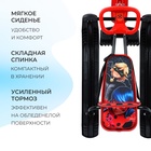 Снегокат «Тимка спорт 4-1 Леди Баг», с родительской ручкой, со спинкой и ремнём безопасности, ТС4-1/ЛБ1 Nika - Фото 5