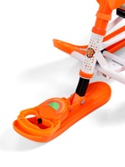 Снегокат «Twiny 2» Чебурашка, со спинкой, с родительской ручкой, оранжевый, TW2/ЧБ1 Nika - Фото 14