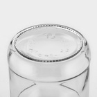 Набор стеклянных банок с чёрной полимерной крышкой, ТО-82 мм, 450 мл, 6 шт. - Фото 5