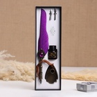 Набор подарочный 3 в 1 «Реликвия» (перьевая ручка, чернила, наконечники), фиолетовый - Фото 1