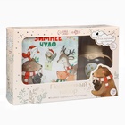 Подарочный набор новогодний, книжка шуршалка и бутылочка 150 мл - Фото 3