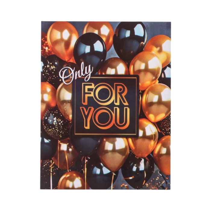 

Мини-открытка "FOR YOU!" шары, 9 х 7 см