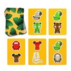 Настольная игра на ловкость «Веселый зоопарк», 60 карт, 4+ - Фото 3