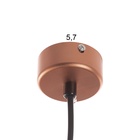 Светильник «Лукас» LED 5 Вт 4000К матовая медь 5×5×30-130 см - Фото 5